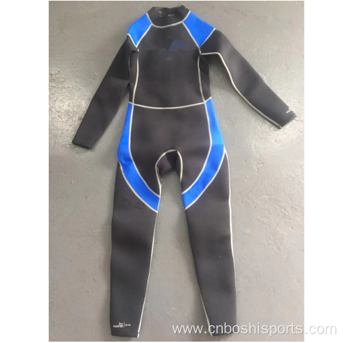 Commercial blue diving neoprene wetsuit women